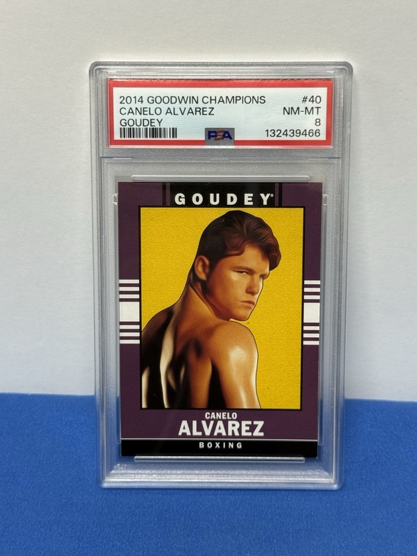 2014 Goodwin Champions Goudey Insert Canelo Alvarez #40 PSA 8 POP 4 None Higher