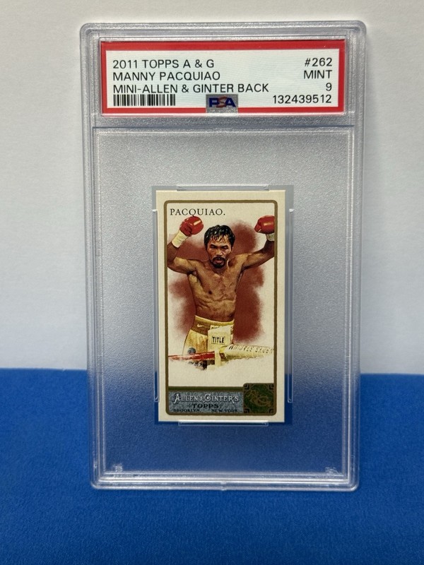 2011 Topps Allen & Ginter Mini A&G Back Manny Pacquiao  #262 PSA 9 Boxing Legend