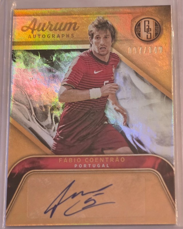 FABIO COENTRAO 2019-20 Panini Gold Standard Aurum Autograph /149 #AA-FCO Auto