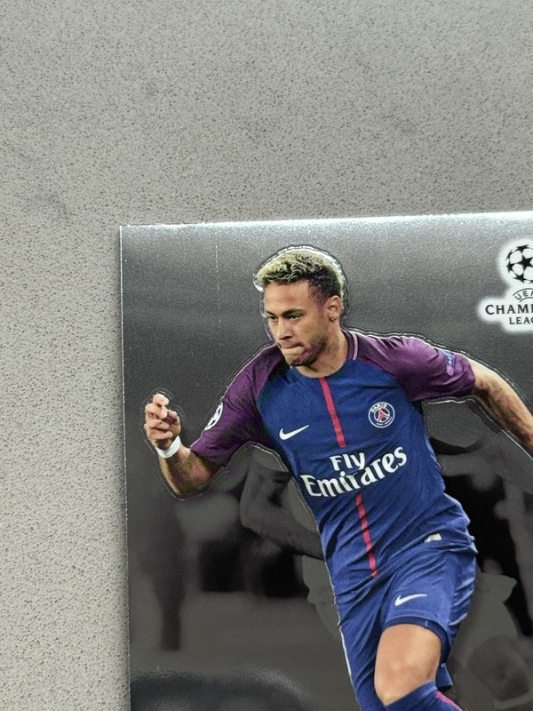 2017-18 Topps Chrome UEFA Champions League Base Card #50 Neymar Jr. PSG view 2