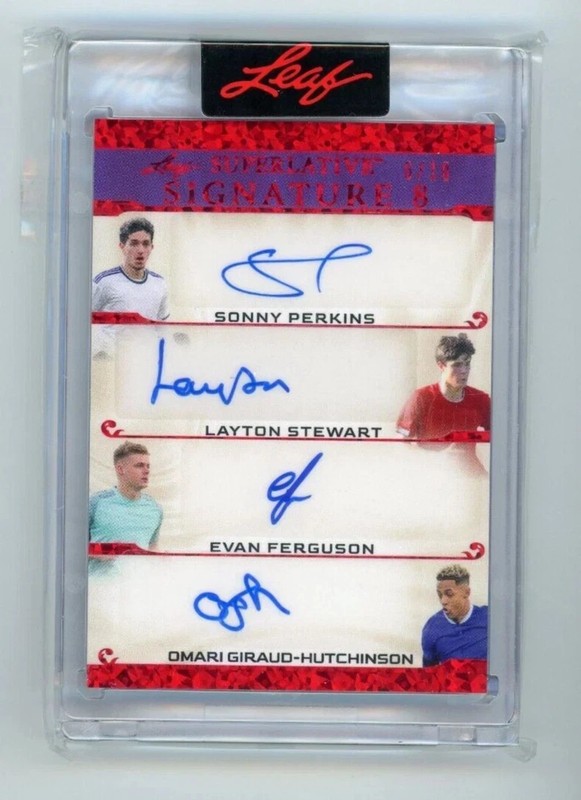 SIGNATURE 8 AUTO CARD FIFA FOOT BALL LEAGUE 19 AUTO PATCH STARS CARDS MUST READ