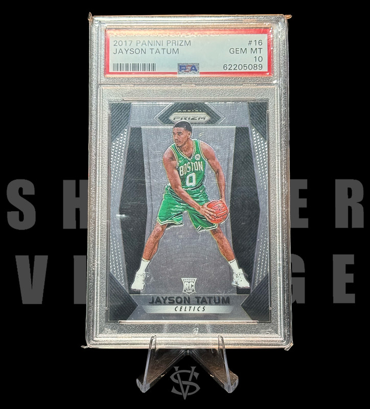 2017 PRIZM JAYSON TATUM RC ROOKIE CARD NBA PSA 10 #16