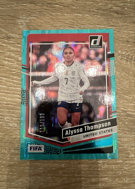 2023-24 Panini Donruss Fifa - Alyssa Thompson #68 Teal /199 (RC)
