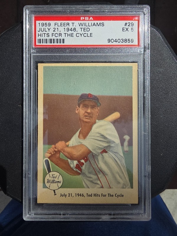 1959 Fleer Ted Williams PSA 5 - Ted Williams #29 HOF