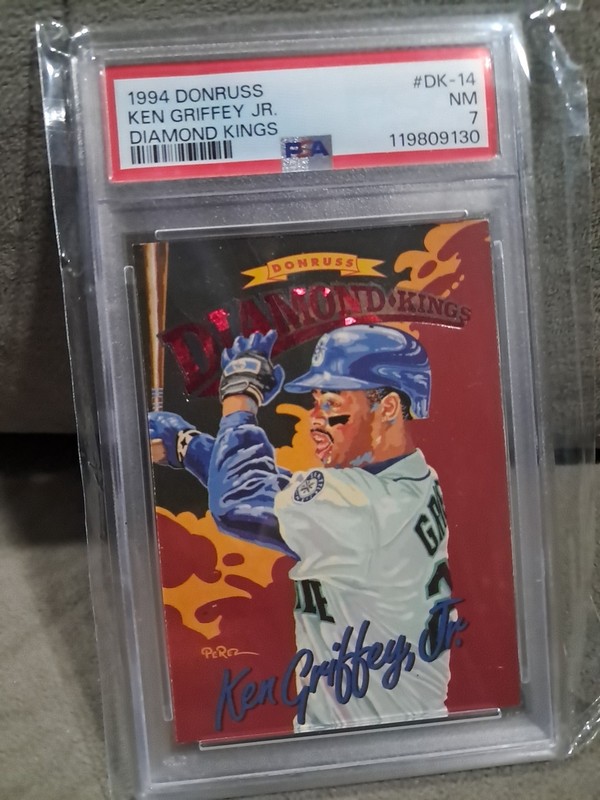 1994 Donruss Diamond Kings - Ken Griffey Jr - PSA 7- Seattle Mariners