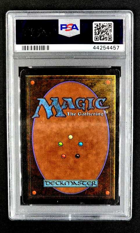 1994 MtG Magic the Gathering Revised Rare Thoughtlace PSA 9 Only 4 Graded Higher view 2