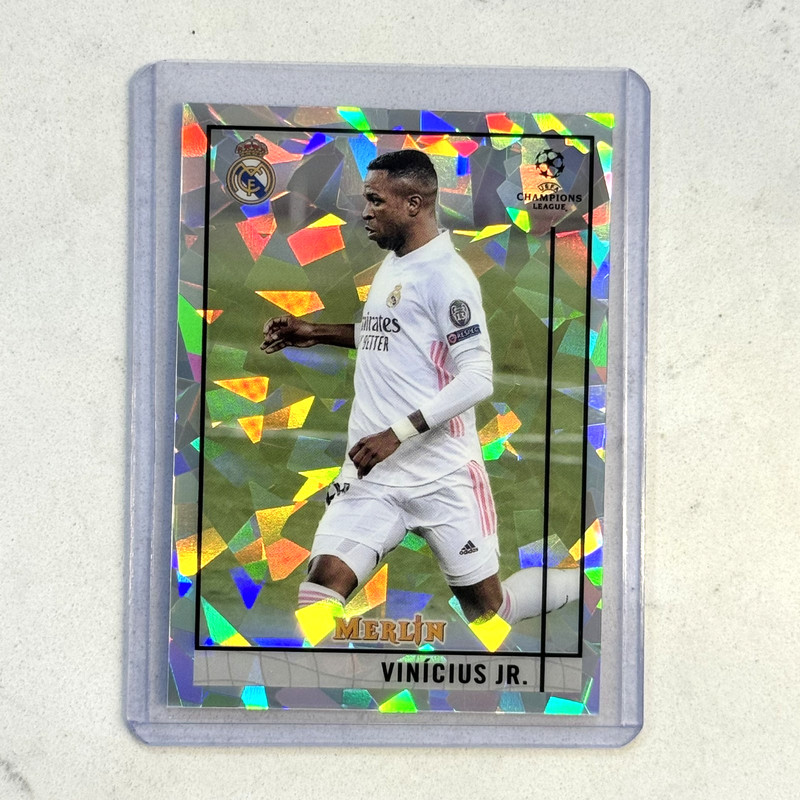 2020-21 Topps Merlin Chrome UEFA Vinicius Jr. Atomic Refractor /250