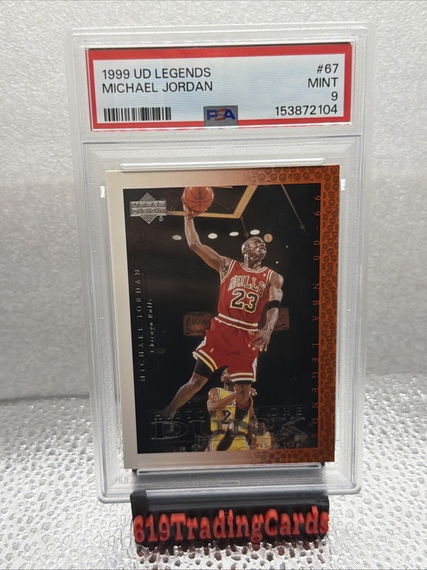 1999-00 Upper Deck NBA Legends - History of the Dunk Michael Jordan #67