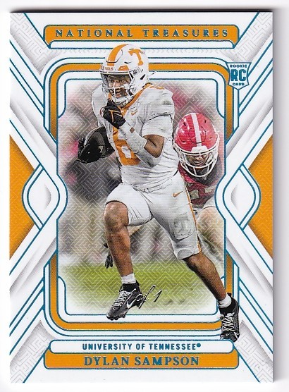 2025 National Treasures DYLAN SAMPSON Platinum Foil 1/1 Tennessee Vols Browns
