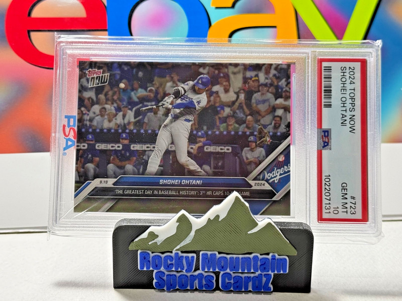 2024 Topps NOW Shohei Ohtani Los Angeles Dodgers #723 PSA 10 view 2