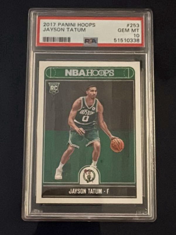2017-18 Panini NBA HOOPS Jayson Tatum #253 (RC) PSA 10