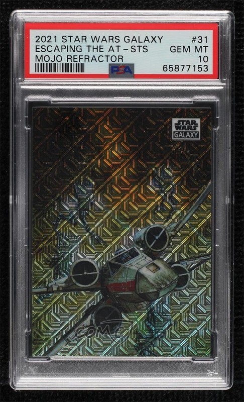 2021 Chrome Star Wars Galaxy Mojo Refractor 23/50 Dave Dorman PSA 10 GEM MT 0e5c
