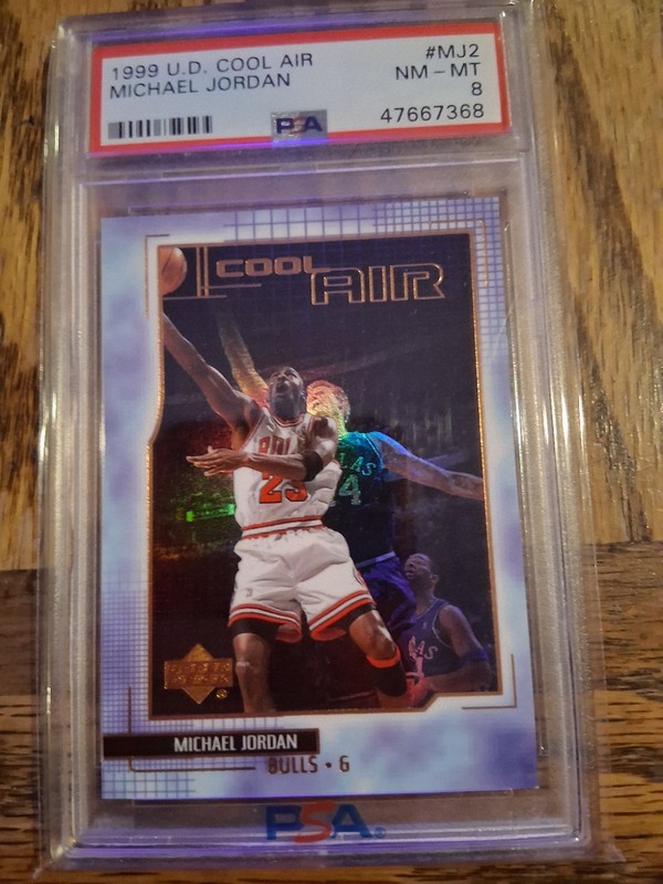 1999 UD Cool Air Michael Jordan PSA 8! GOAT! HOF!