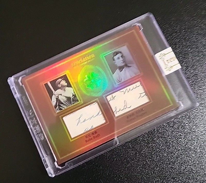 Babe Ruth Honus Wagner 2025 Eternal 71/99 Patch Revelation History Relics