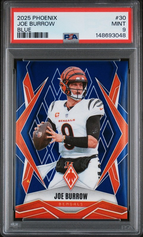 2025 Panini Phoenix - Joe Burrow #30 Blue /50 MINT PSA 9 POP 1!!! Make Offer