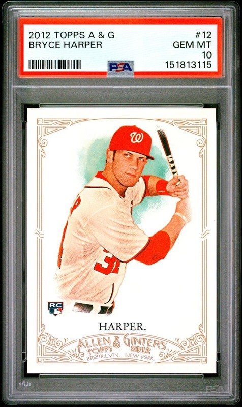 2012 Topps Allen and Ginter #12 Bryce Harper PSA 10 ***ROOKIE***