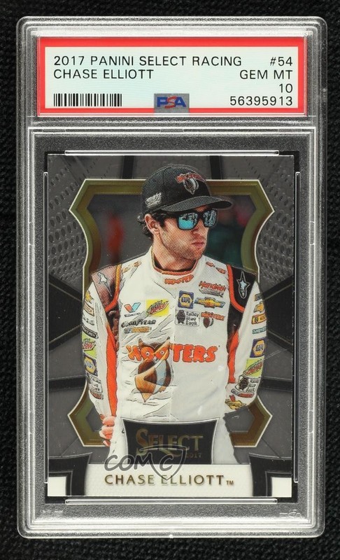 2017 Panini Select Grandstand Chase Elliott #54 PSA 10 GEM MT xb4