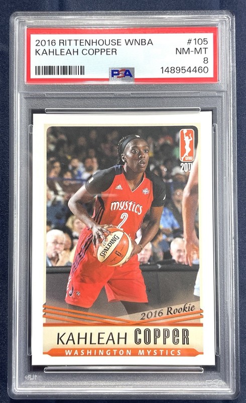 2016 Rittenhouse WNBA Kahleah Copper Rookie Card RC PSA 8 NM/MT