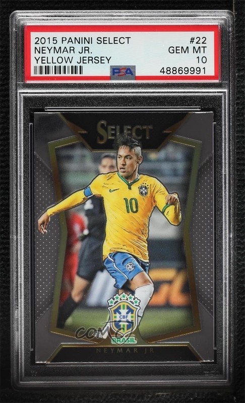 2015-16 Panini Select Neymar Jr #22 PSA 10 GEM MT
