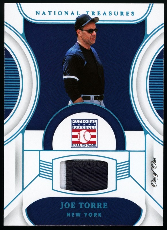 Joe Torre 2023 National Treasures Hall of Fame Materials Platinum 1/1 Patch 🔥