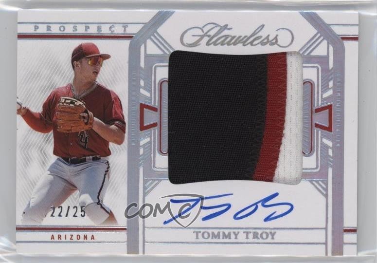2024 Panini Flawless Prospect Patch 22/25 Tommy Troy #PPA-TT Auto