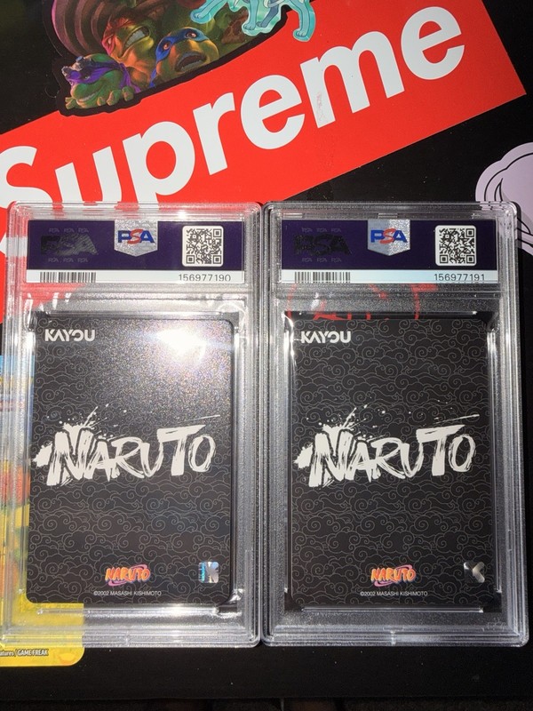 KAYOU 2025 Naruto NRSA01 EN-US PSA 10 SP Kakashi & Sakura 2 Cards #004L5 view 2