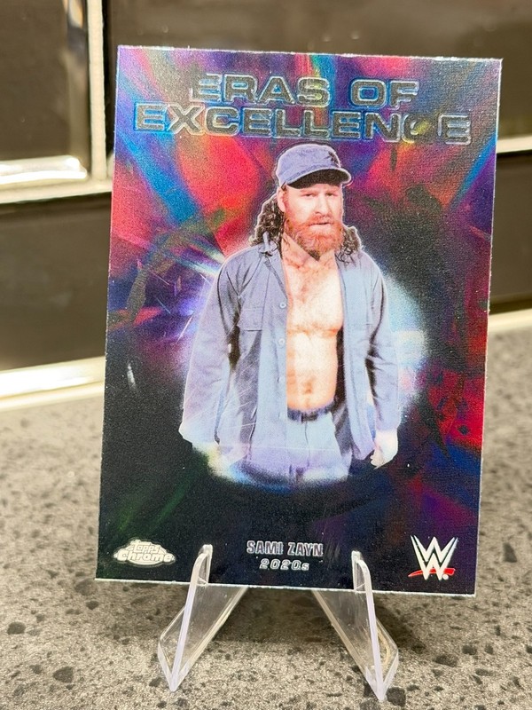 2026 WWE Topps Chrome Eras Of Excellence #ERA-16 Sami Zayn, Smackdown