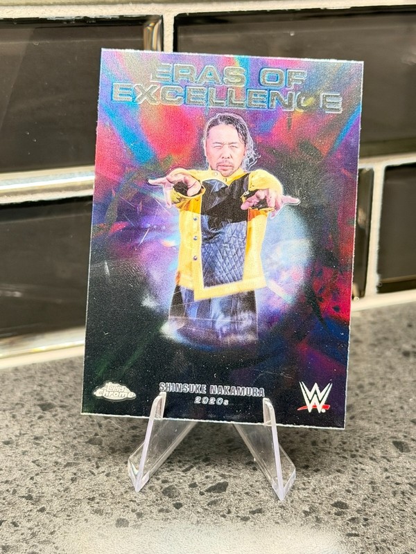 2026 WWE Topps Chrome Eras Of Excellence #ERA-34 Shinsuke Nakamura, Smackdown