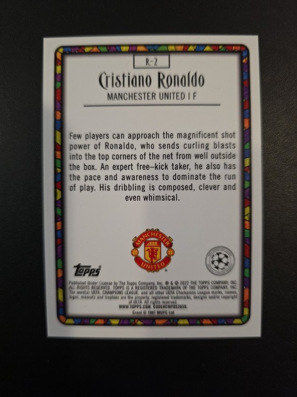2022 Cristiano Ronaldo Topps Chrome Renaissance SSP 🔥🔥🔥🔥🔥 view 2