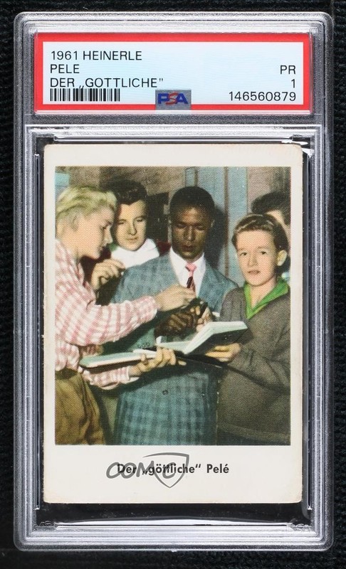 1961-62 Heinerle Koening Fussball Der gottliche Pele PSA 1