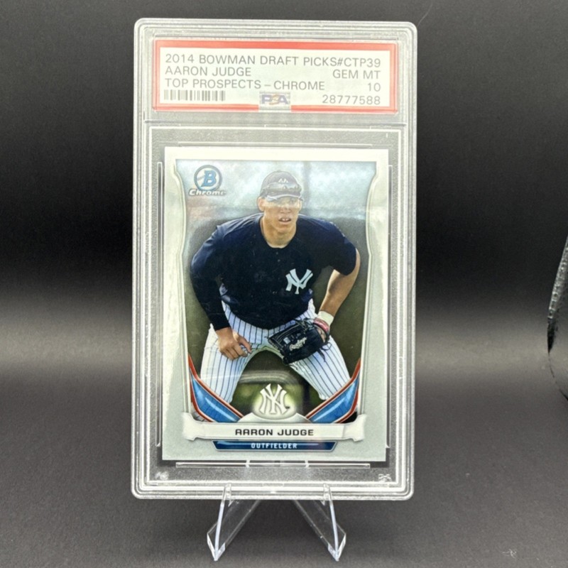 Bowman 2014 Draft Picks Top Prospects Chrome Aaron Judge Yankees #CTP-39 PSA