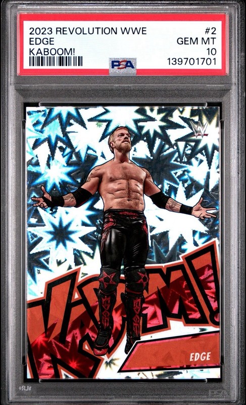 Edge PSA 10 2023 Panini Revolution WWE Adam Copeland Kaboom! Case Hit SSP