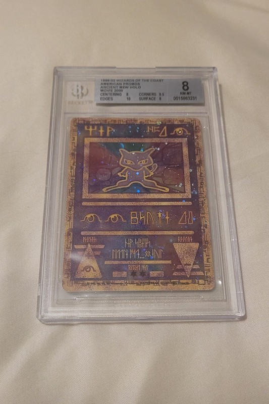 1999-2002 Pokemon Movie Promos Ancient Mew Holo BGS Beckett 8