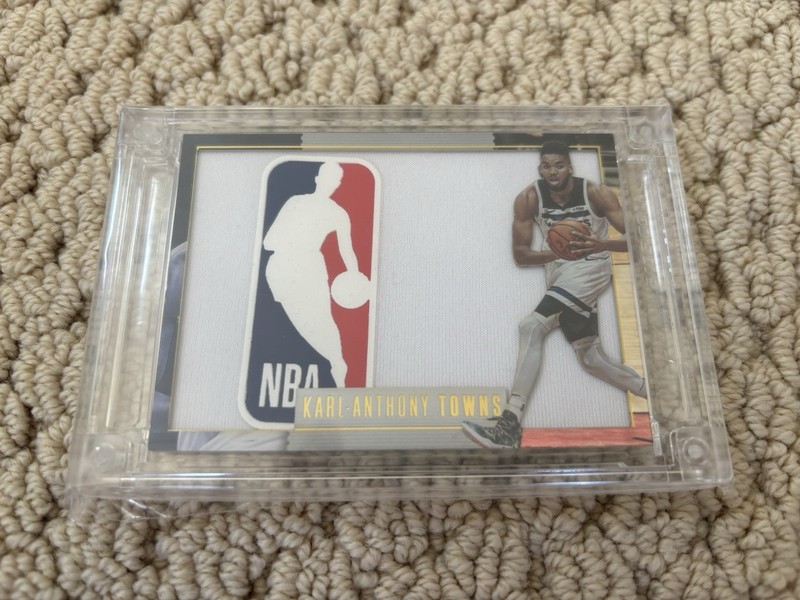 2024 Jersey Fusion Karl Anthony Towns Game Used Logoman Patch 1/1 NY Knicks 