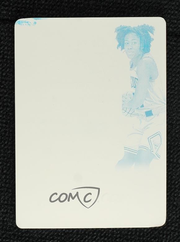 2021 National Treasures Crossover 2009 Printing Plate Cyan 1/1 Ayo Dosunmu 1e8j