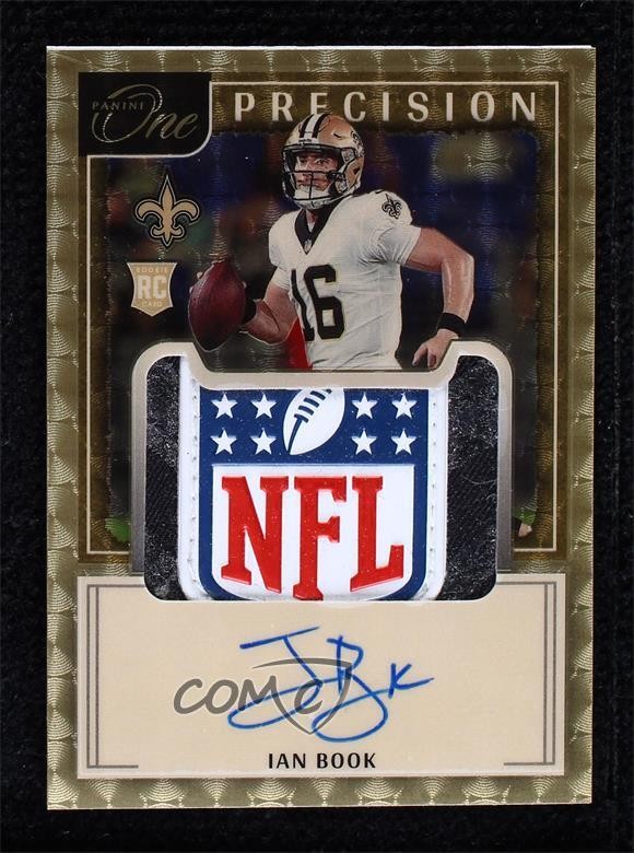 2021 Panini One Precision Rookie Gold Vinyl Prizm 1/1 Ian Book Patch Auto 4f5