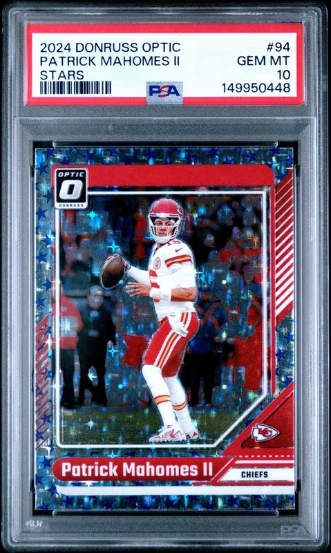 2024 Donruss Optic Patrick Mahomes II Stars #94 PSA 10 GEM MINT
