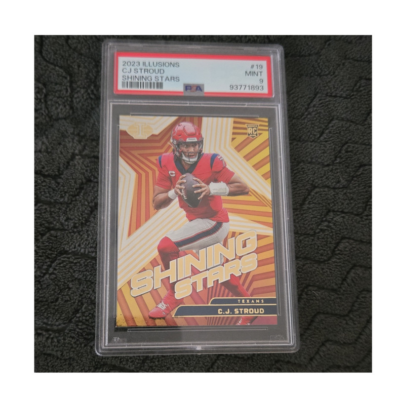 Panini Illusions Shining Stars C.J. Stroud RC #19 PSA 9 Texans
