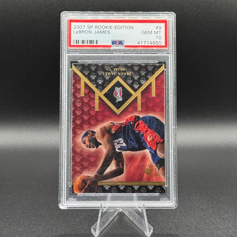 2007 SP Rookie Edition LeBron James PSA 10 GEM MT #9 Cavaliers Cavs