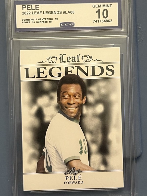 PELE Special Release CCG 10 Gem Mint #LA08 - 2022 Leaf Legends