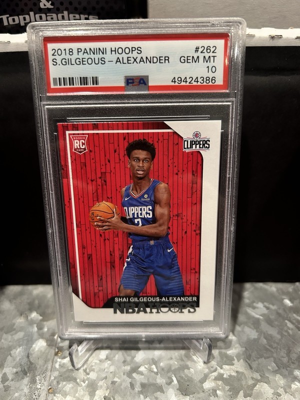 2018-19 Panini NBA Hoops - Shai Gilgeous-Alexander #262 (RC) PSA 10🔥🔥📈
