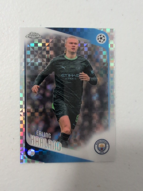 2026 Topps Chrome Erling Haaland X-fractor #181 - Manchester City