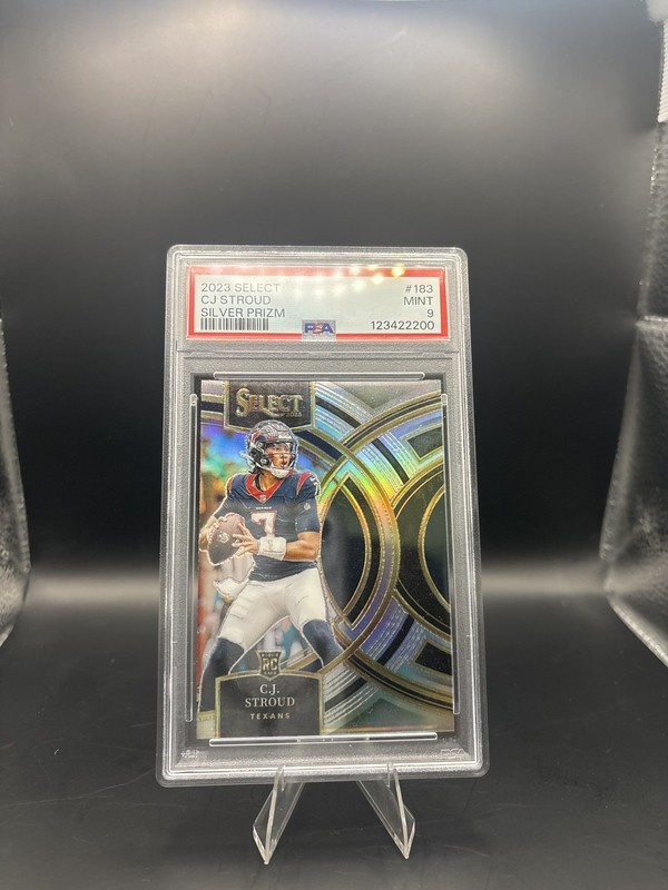 2023 Select Premier Silver Prizm C.J. Stroud ROOKIE #183 PSA 9 MINT
