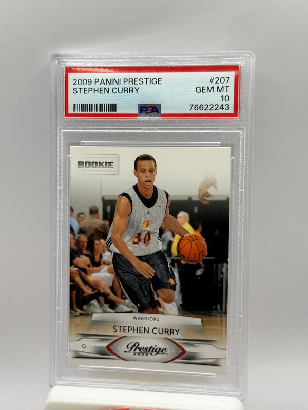 2009-10 Panini Prestige Stephen Curry #207 Rookie RC PSA 10