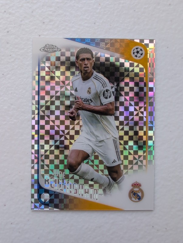2025-26 Topps Chrome UEFA X-FRACTOR #64 Jude Bellingham Real Madrid C.F.