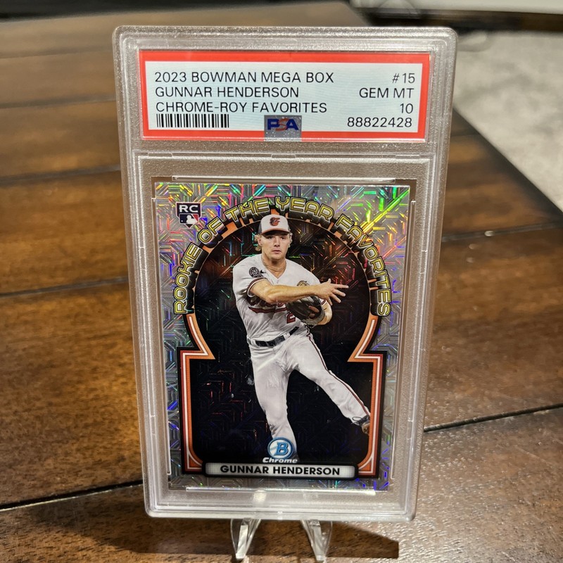 2023 Bowman - Rookie of the Year  Gunnar Henderson #ROYF-15 Mojo Refractor