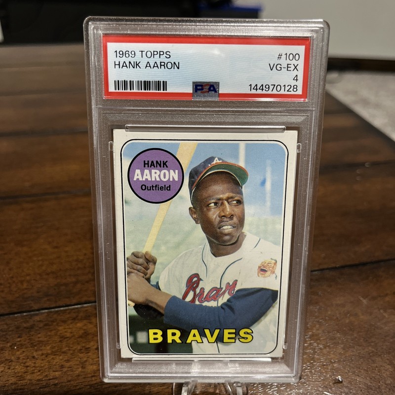 1969 Topps - Hank Aaron #100