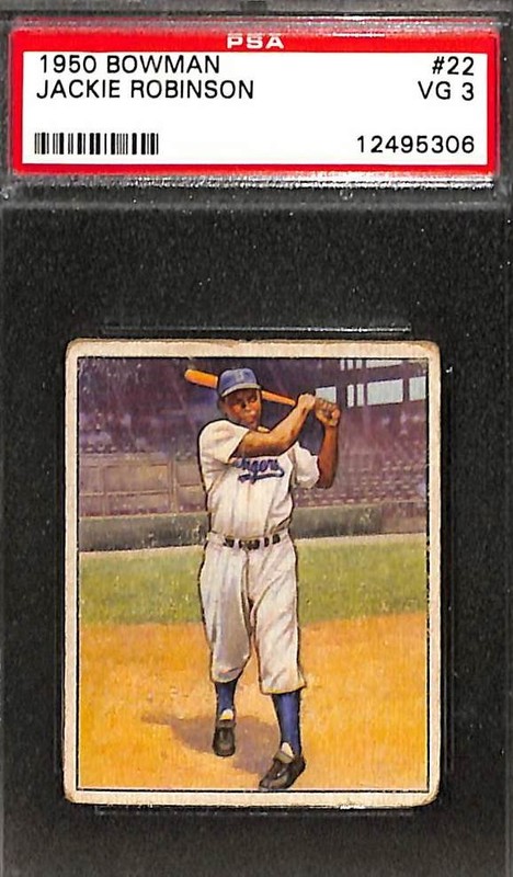 1950 Bowman #22 Jackie Robinson PSA 3 VG 12495306 