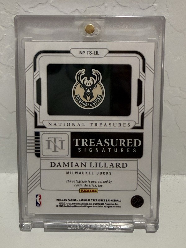 Damian Lillard National Treasures /5 Auto view 2