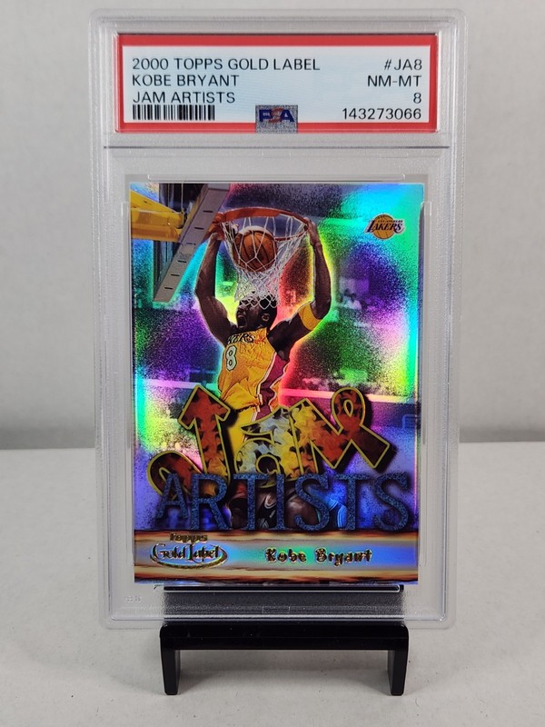 2000 Topps Gold Label Jam Artists JA8 Kobe Bryant PSA NM-Mint 8 LA Lakers HOF